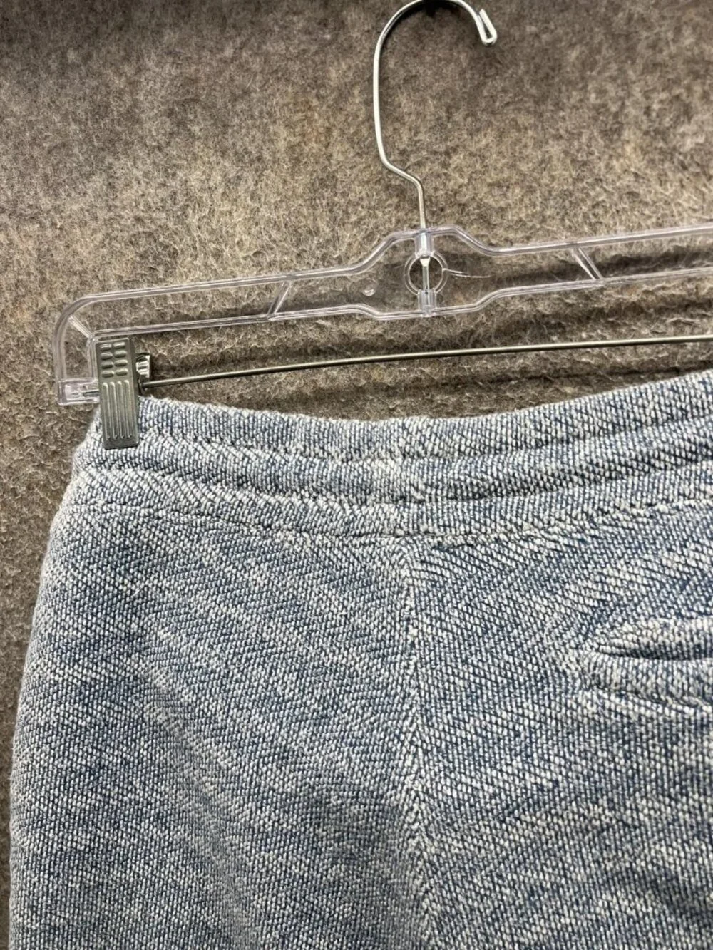 Faherty Shorts Mens Medium Blue Sweat Knit Drawstring Lounge Casual Travel